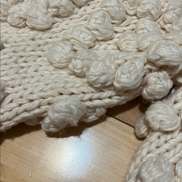 Chicwish Cream Heart Textured Knit Cardigan - Picture 11 of 13